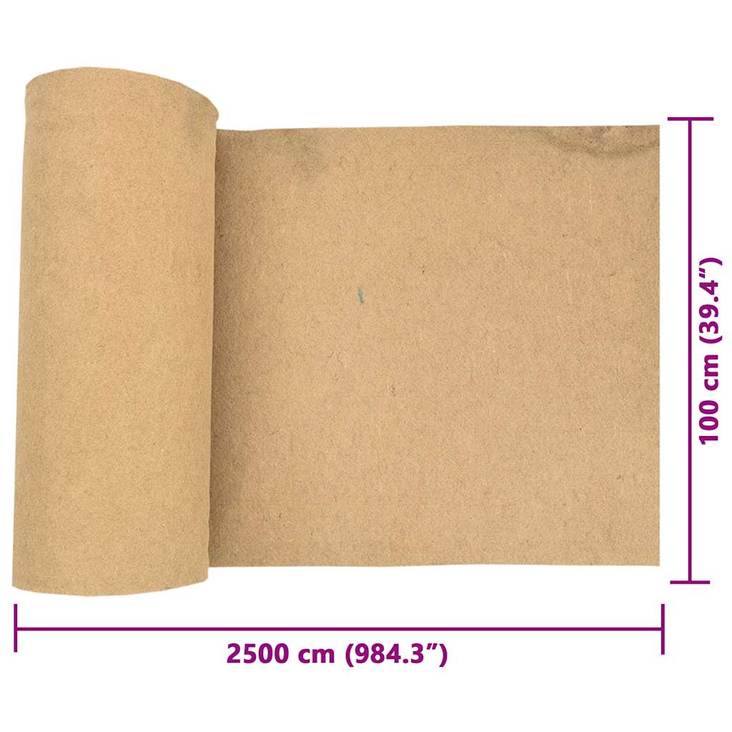 Konopná rohož pro hlodavce 1x25 m 5 mm
