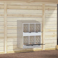 Načíst obrázek do prohlížeče galerie, Hnízdní box pro kuřata 6 přihrádkami Pozinkovaný stříbrný kov
