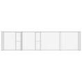 Načíst obrázek do prohlížeče galerie, Klec pro psa Stříbrná 800 x 200 x 200 cm Pozinkovaná ocel
