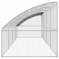 Načíst obrázek do prohlížeče galerie, Klec na kuřata 4 pcs Stříbrná 800 x 200 x 200 cm Ocel a PE
