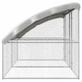 Načíst obrázek do prohlížeče galerie, Psí kennel 2 pcs Stříbrná 4 x 2 x 2 m Pozinkovaná ocel
