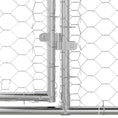 Načíst obrázek do prohlížeče galerie, Psí kennel 4 pcs Stříbrná 8 x 2 x 2 m Pozinkovaná ocel
