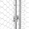 Načíst obrázek do prohlížeče galerie, Psí kennel 3 pcs Stříbrná 6 x 2 x 2 m Pozinkovaná ocel
