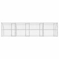 Načíst obrázek do prohlížeče galerie, Psí kennel 4 pcs Stříbrná 8 x 2 x 2 m Pozinkovaná ocel
