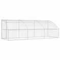 Načíst obrázek do prohlížeče galerie, Psí kennel 3 pcs Stříbrná 6 x 2 x 2 m Pozinkovaná ocel
