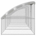 Načíst obrázek do prohlížeče galerie, Klec na kuřata 4 pcs Stříbrná 800 x 200 x 200 cm Ocel a PE
