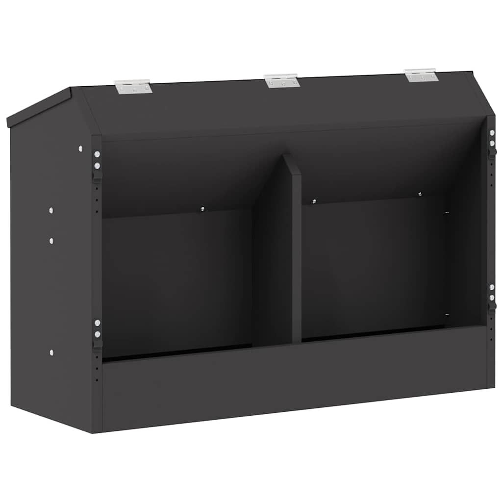 Krmítko pro králíky Černá 64,5 x 25,5 x 45,5 cm
