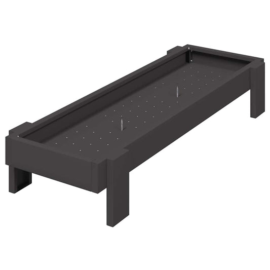 Krmný žlab pro kuře Černá 80 x 28 x 13.5 cm