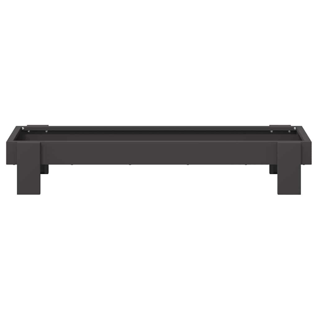 Krmný žlab pro kuře Černá 80 x 28 x 13.5 cm