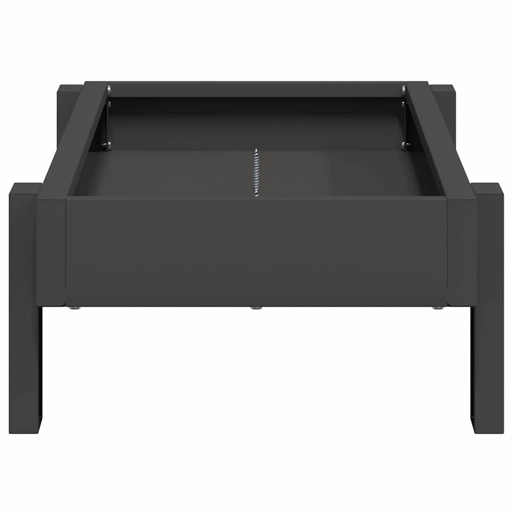 Krmný žlab pro kuře Černá 80 x 28 x 13.5 cm