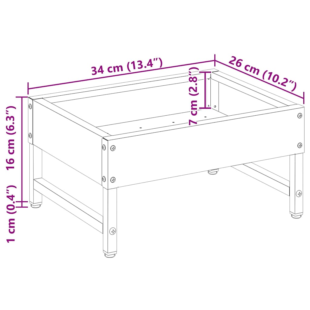 Zásobník pro ptáky Olivově zelená 80 x 28 x 13.5 cm