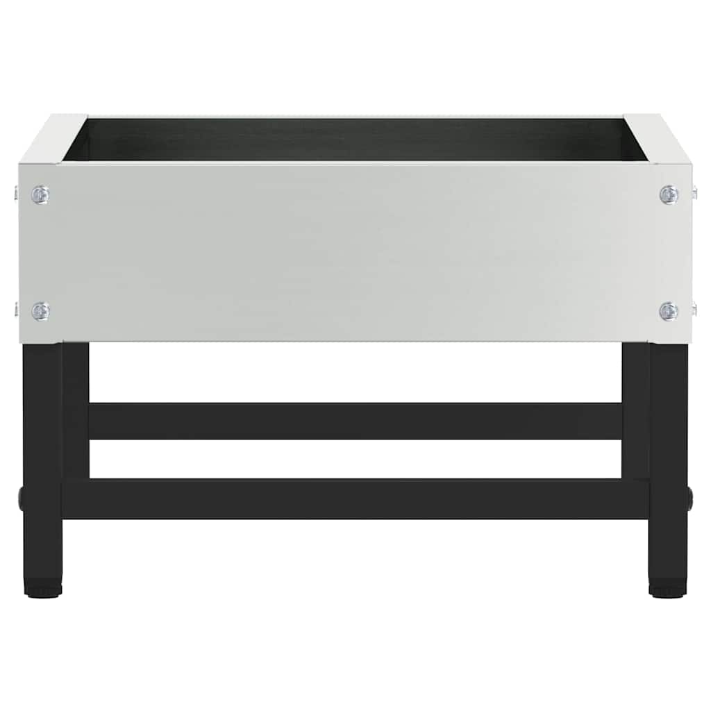 Zásobník pro ptáky Stříbrná 80 x 28 x 13.5 cm Pozinkovaná ocel