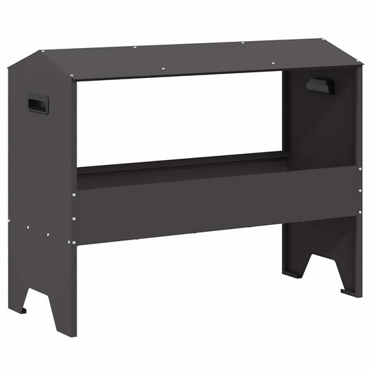 Žlab pro hospodářská zvířata Černá 79 x 35 x 62 cm
