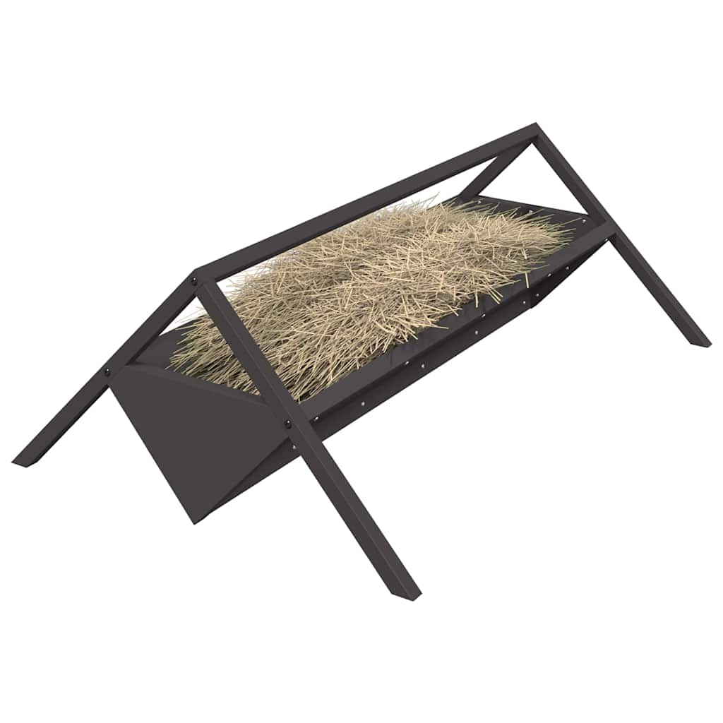 Žlab pro hospodářská zvířata Černá 111 x 76 x 38 cm