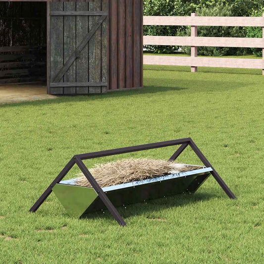 Žlab pro hospodářská zvířata Stříbrná 111 x 76 x 38 cm
