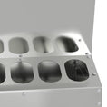 Načíst obrázek do prohlížeče galerie, Krmítko pro slepice Stříbrná 30 x 30 x 39 cm Pozinkovaná ocel
