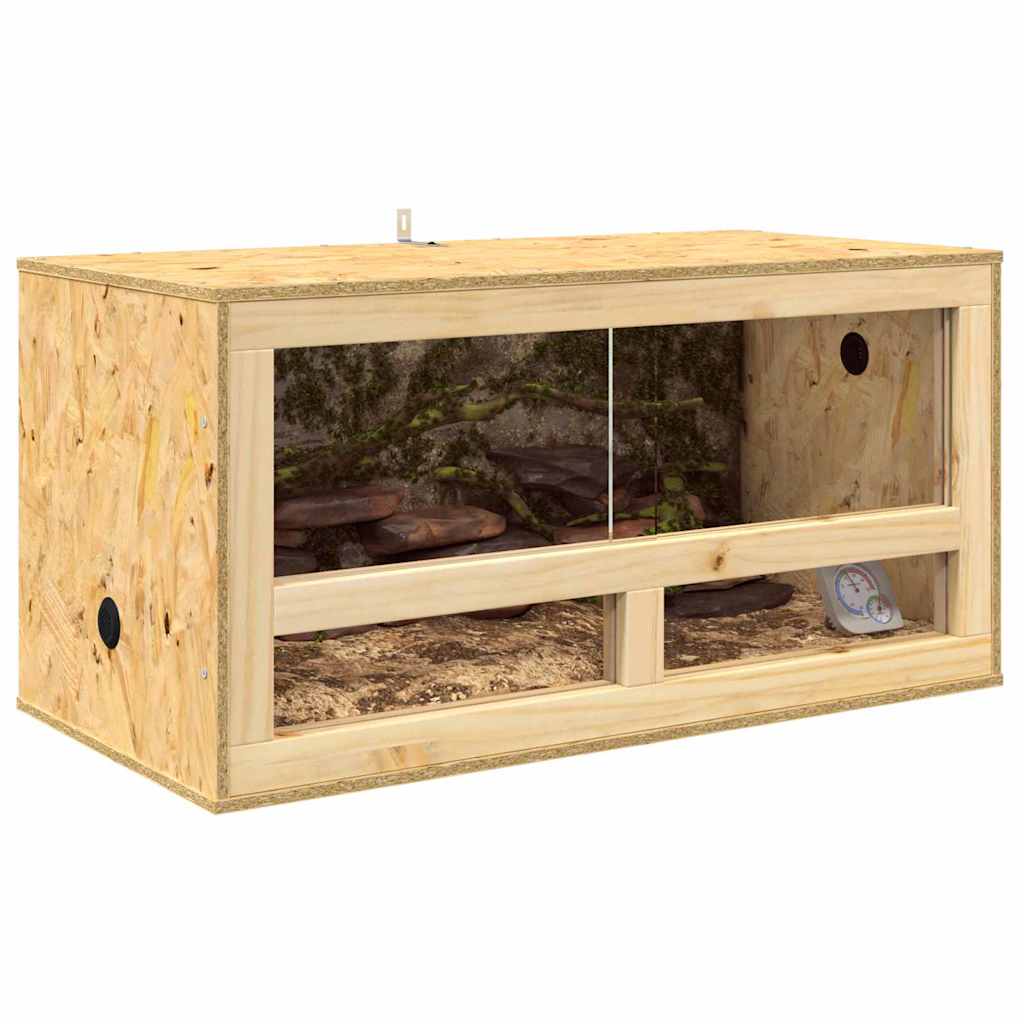 Terárium Hnědá 80 x 40 x 40 cm OSB