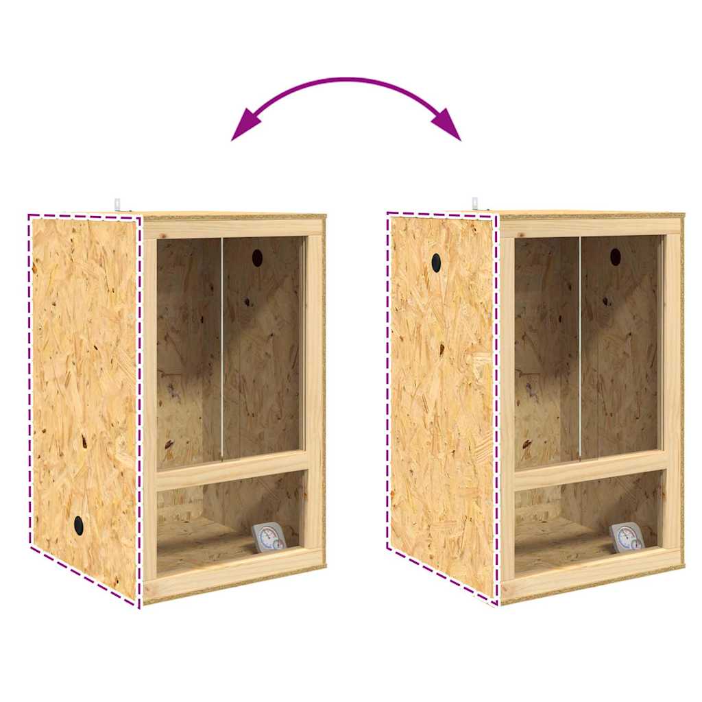 Terárium Hnědá 50 x 50 x 80 cm OSB