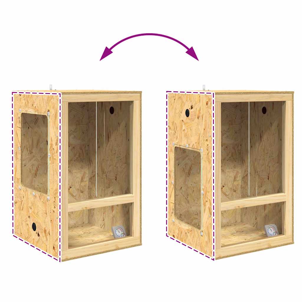 Terárium Hnědá 50 x 50 x 80 cm OSB