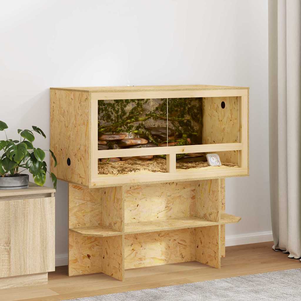 Základ terária Hnědá 100 x 50 x 50 cm OSB