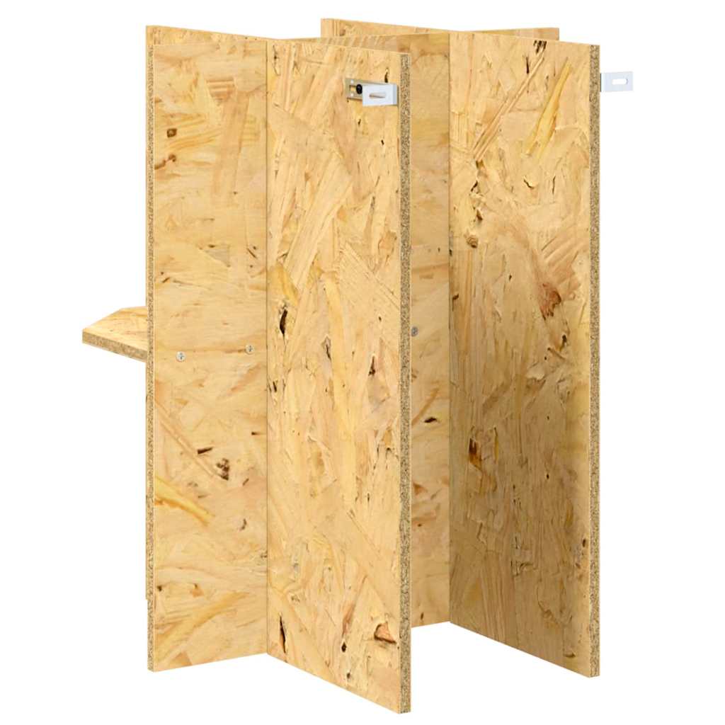 Základ terária s policí Hnědá 40 x 40 x 50 cm OSB