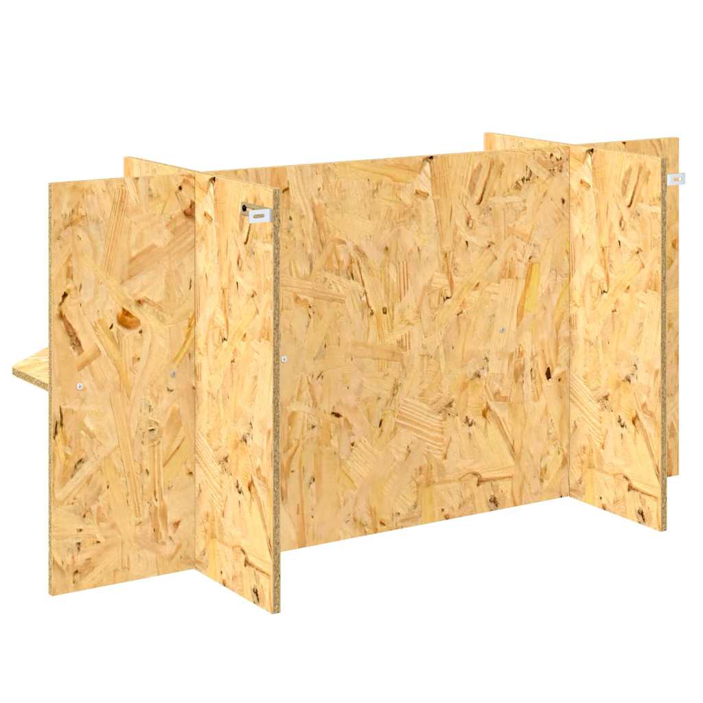 Základ terária s policí Hnědá 100 x 40 x 50 cm OSB