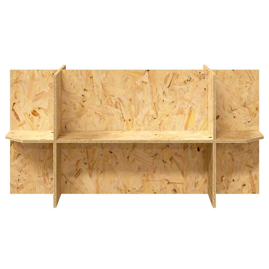 Základ terária s policí Hnědá 100 x 40 x 50 cm OSB