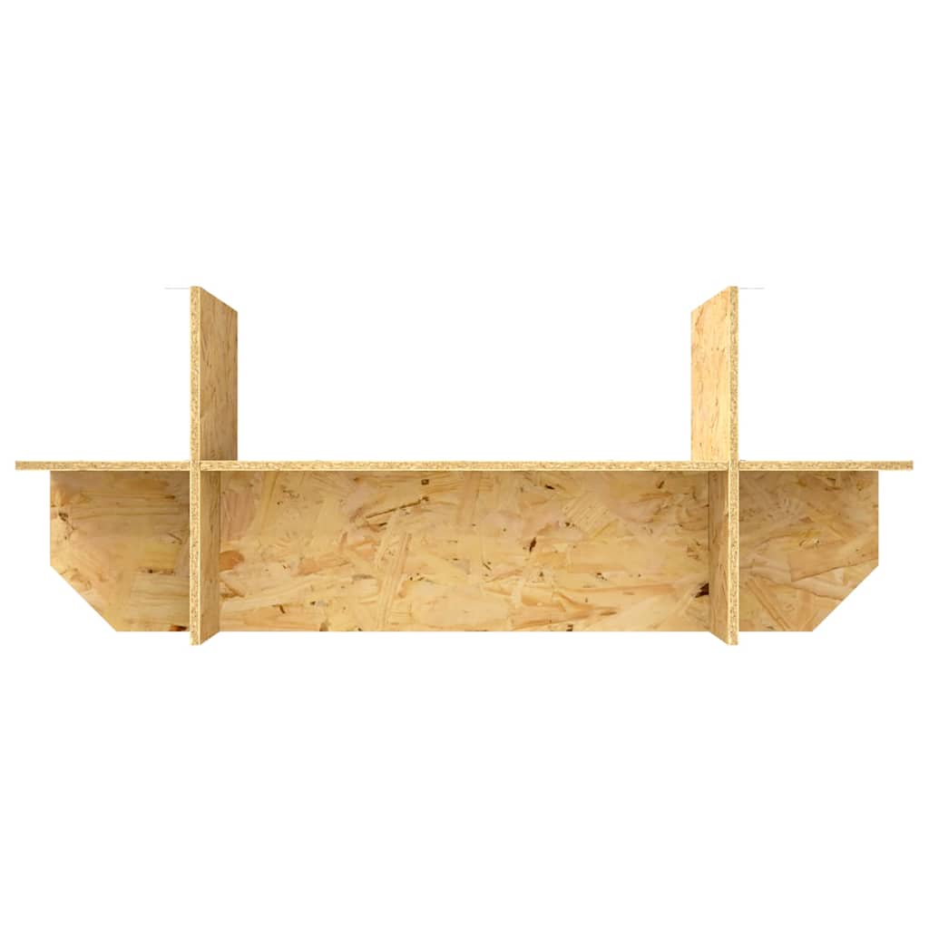 Základ terária s policí Hnědá 100 x 40 x 50 cm OSB