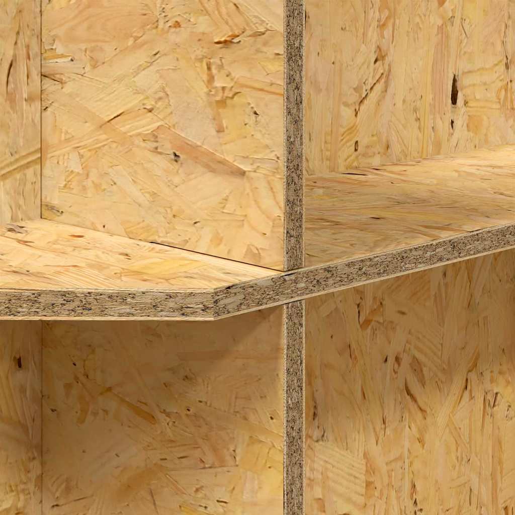 Základ terária s policí Hnědá 60 x 30 x 50 cm OSB