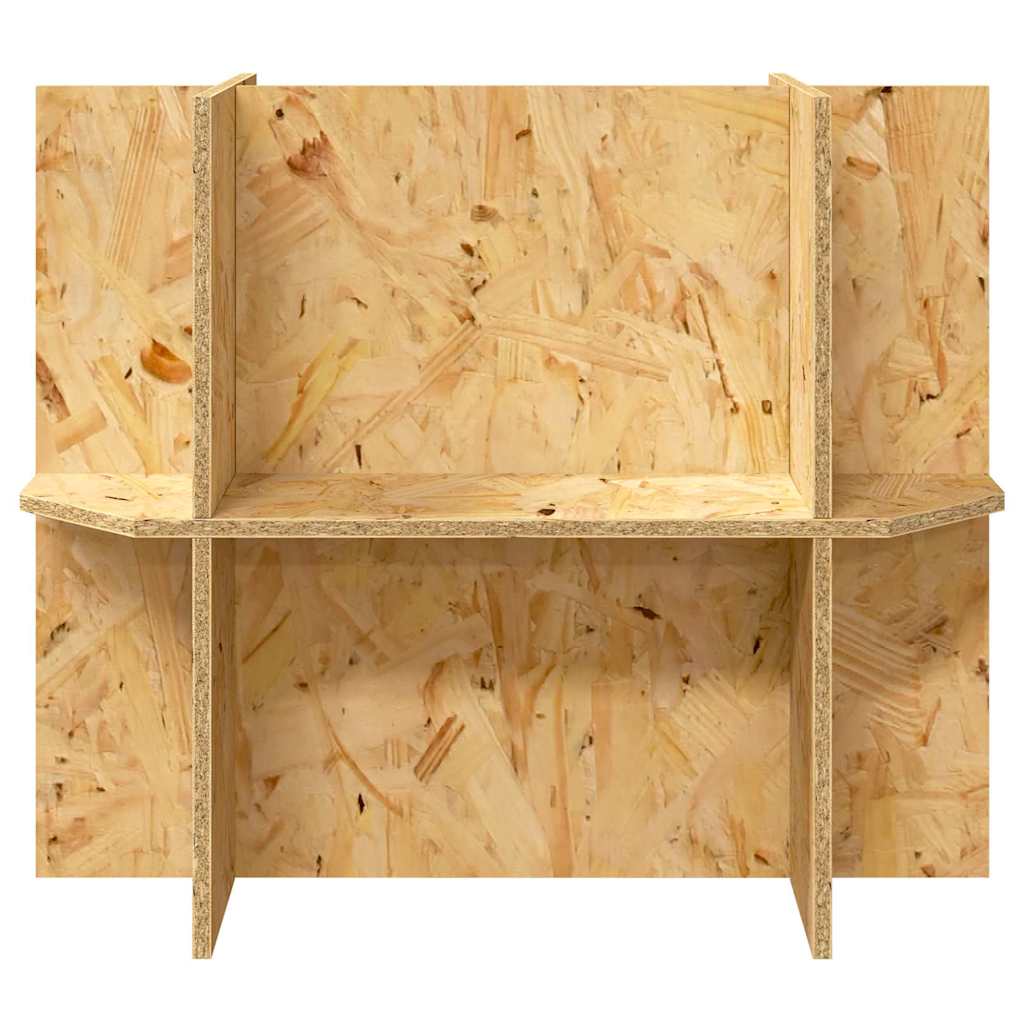 Základ terária s policí Hnědá 60 x 30 x 50 cm OSB