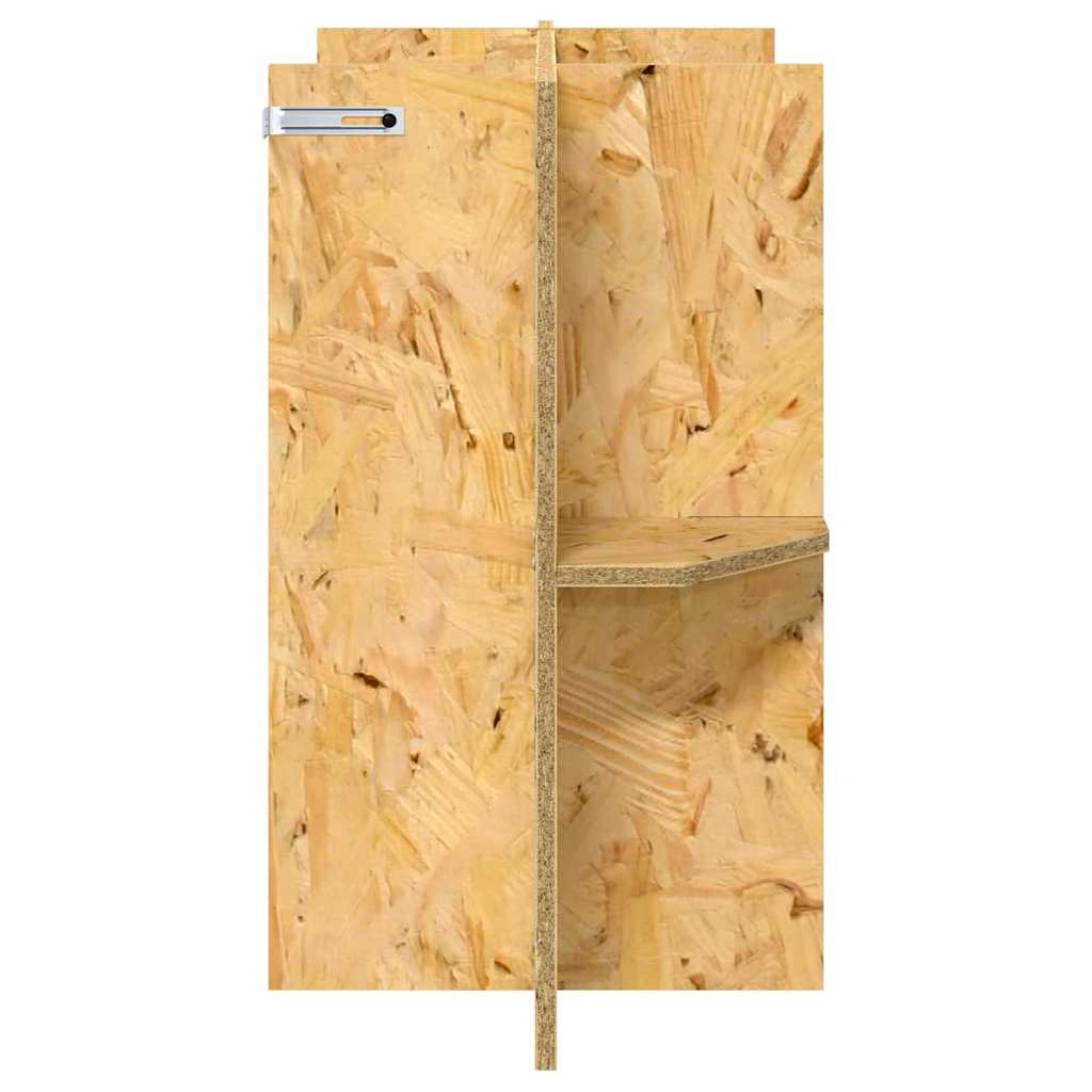 Základ terária s policí Hnědá 60 x 30 x 50 cm OSB