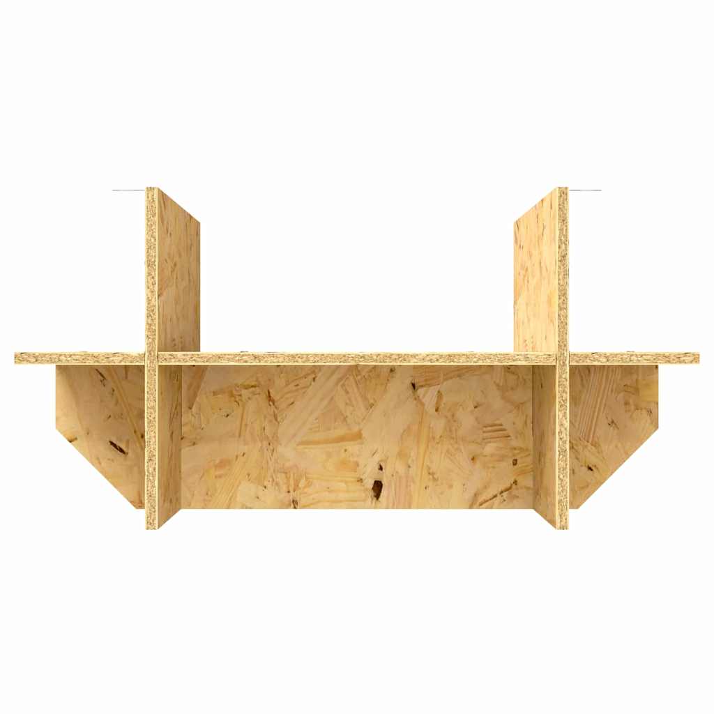 Základ terária s policí Hnědá 60 x 30 x 50 cm OSB