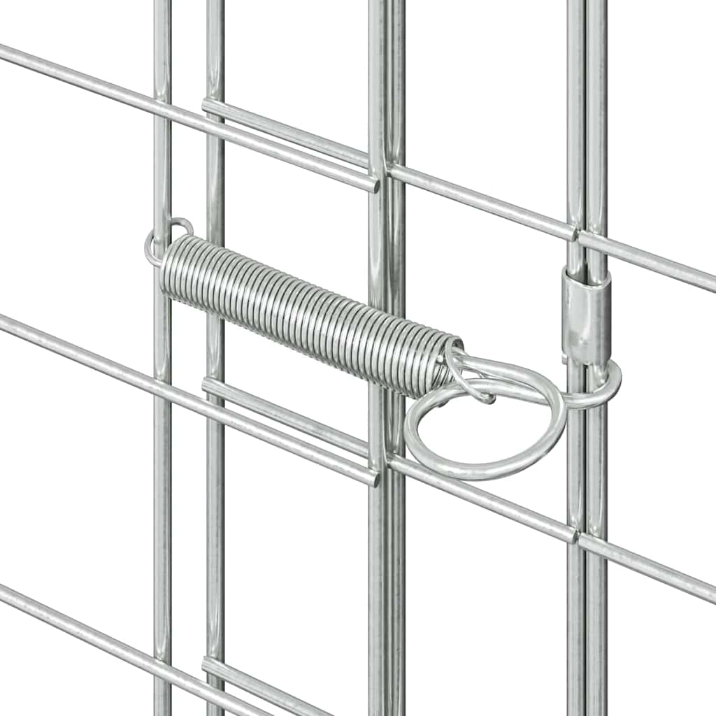 Klec na kuřata 2 pcs Stříbrná 600 x 100 x 210 cm