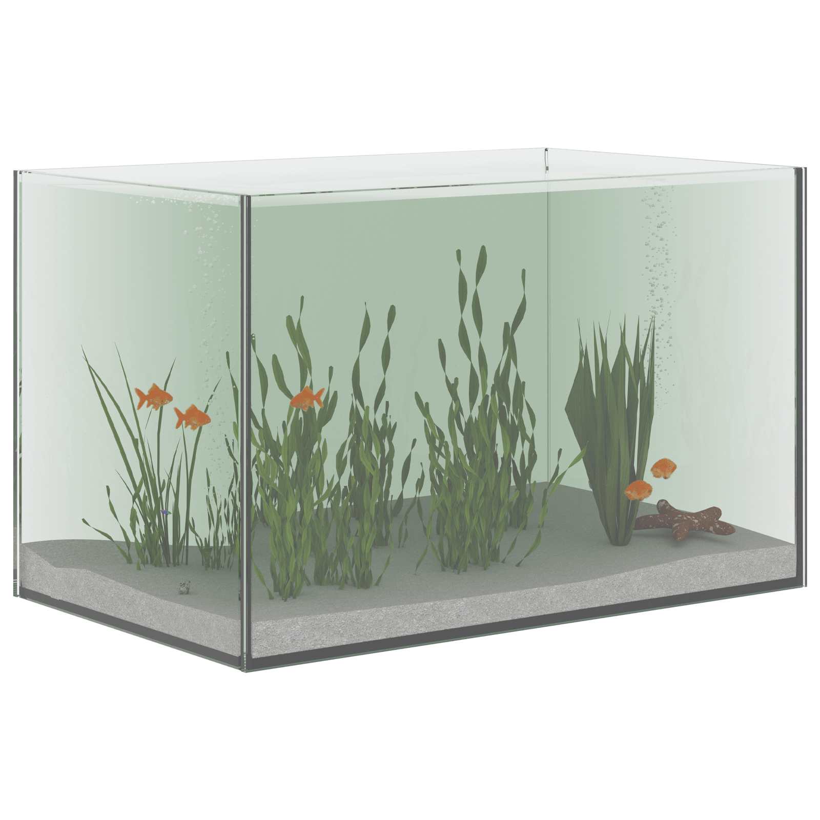 Akvárium S Úložištěm Transparentní 40 X 25 X 25 Cm Sklo