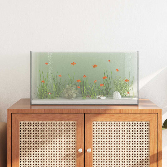 Akvárium S Úložištěm Transparentní 60 X 30 X 30 Cm Sklo