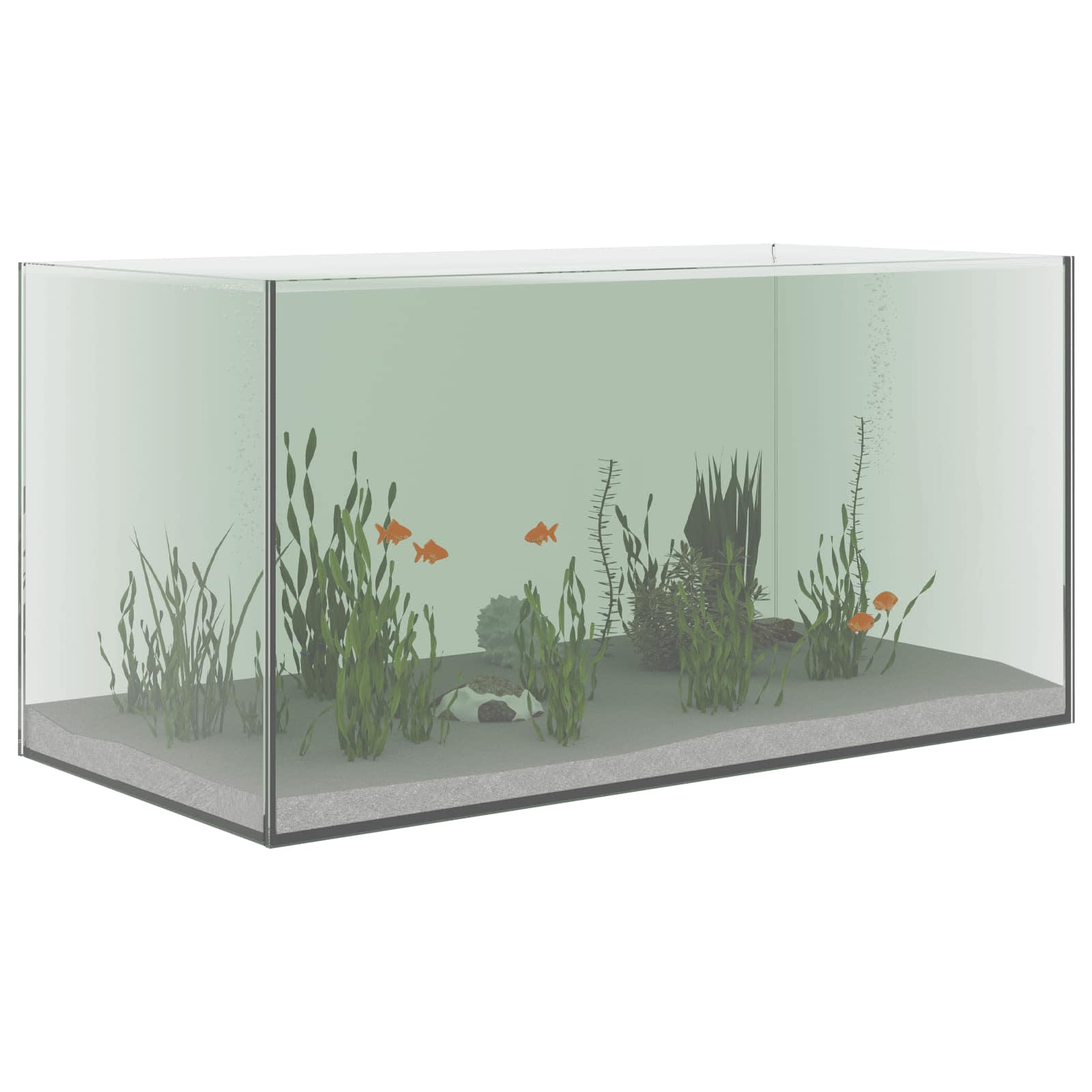 Akvárium S Úložištěm Transparentní 60 X 30 X 30 Cm Sklo