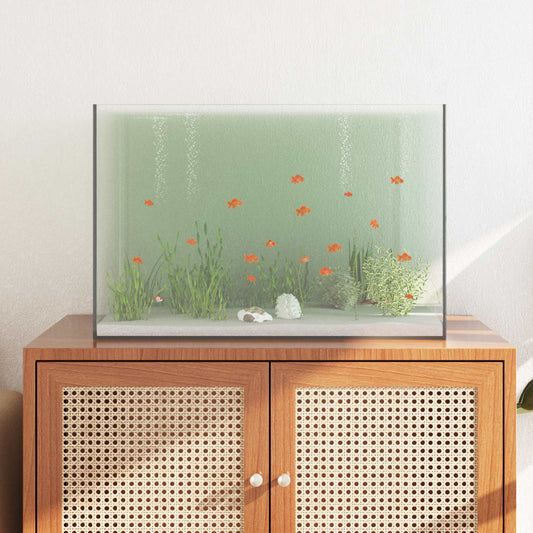 Akvárium S Úložištěm Transparentní 60 X 35 X 40 Cm Sklo