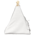 Načíst obrázek do prohlížeče galerie, Pet teepee s polštářem Bílá 50 x 50 x 60 cm Polyester
