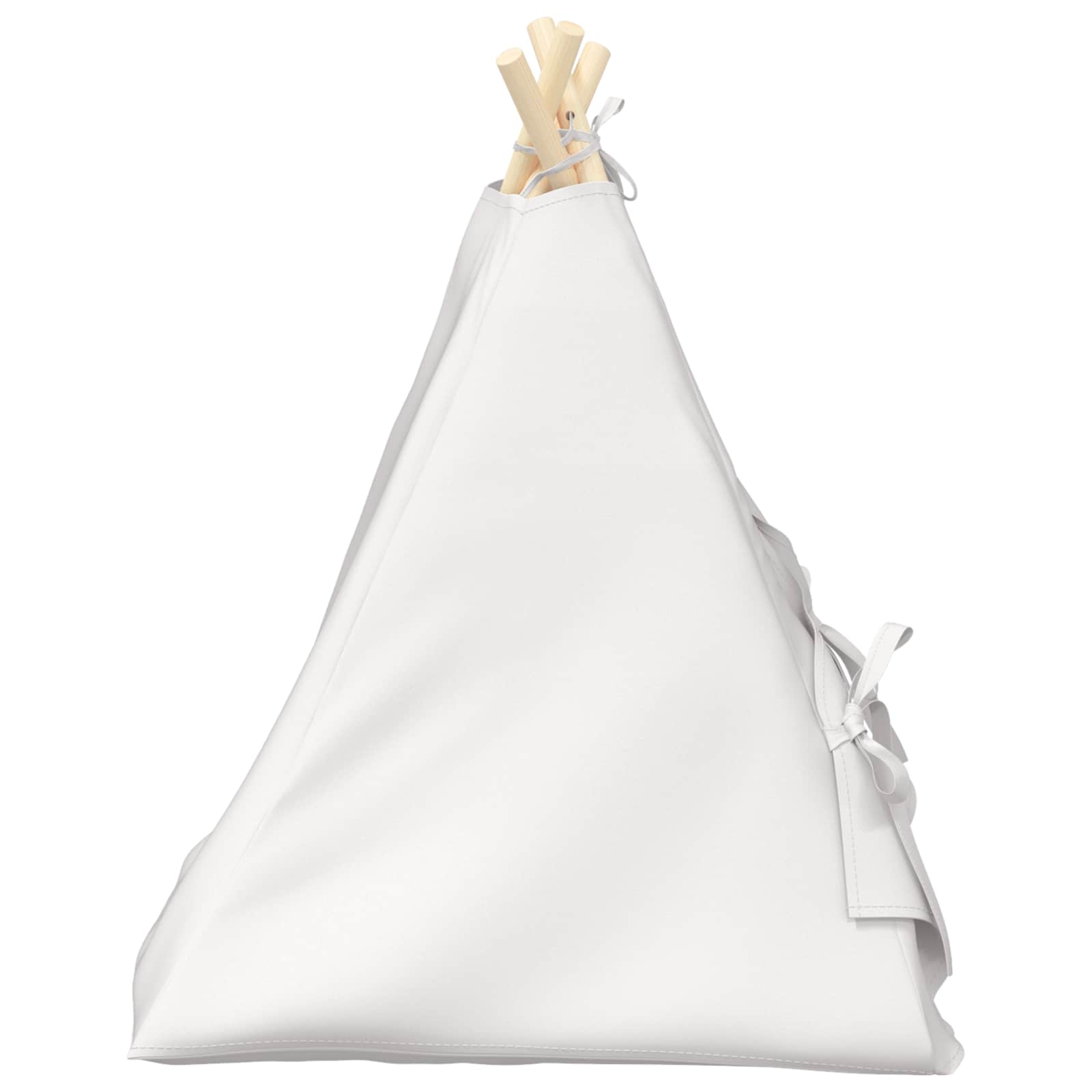 Pet teepee s polštářem Bílá 50 x 50 x 60 cm Polyester