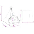 Načíst obrázek do prohlížeče galerie, Pet teepee s polštářem Bílá 60 x 60 x 70 cm Polyester
