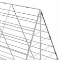 Načíst obrázek do prohlížeče galerie, Klec pro králíky Stříbrná 400 x 100 x 210 cm Pozinkovaná ocel
