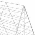 Načíst obrázek do prohlížeče galerie, Klec pro králíky Stříbrná 400 x 100 x 210 cm Pozinkovaná ocel
