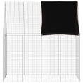 Načíst obrázek do prohlížeče galerie, Klec pro králíky Stříbrná 200 x 100 x 210 cm Pozinkovaná ocel

