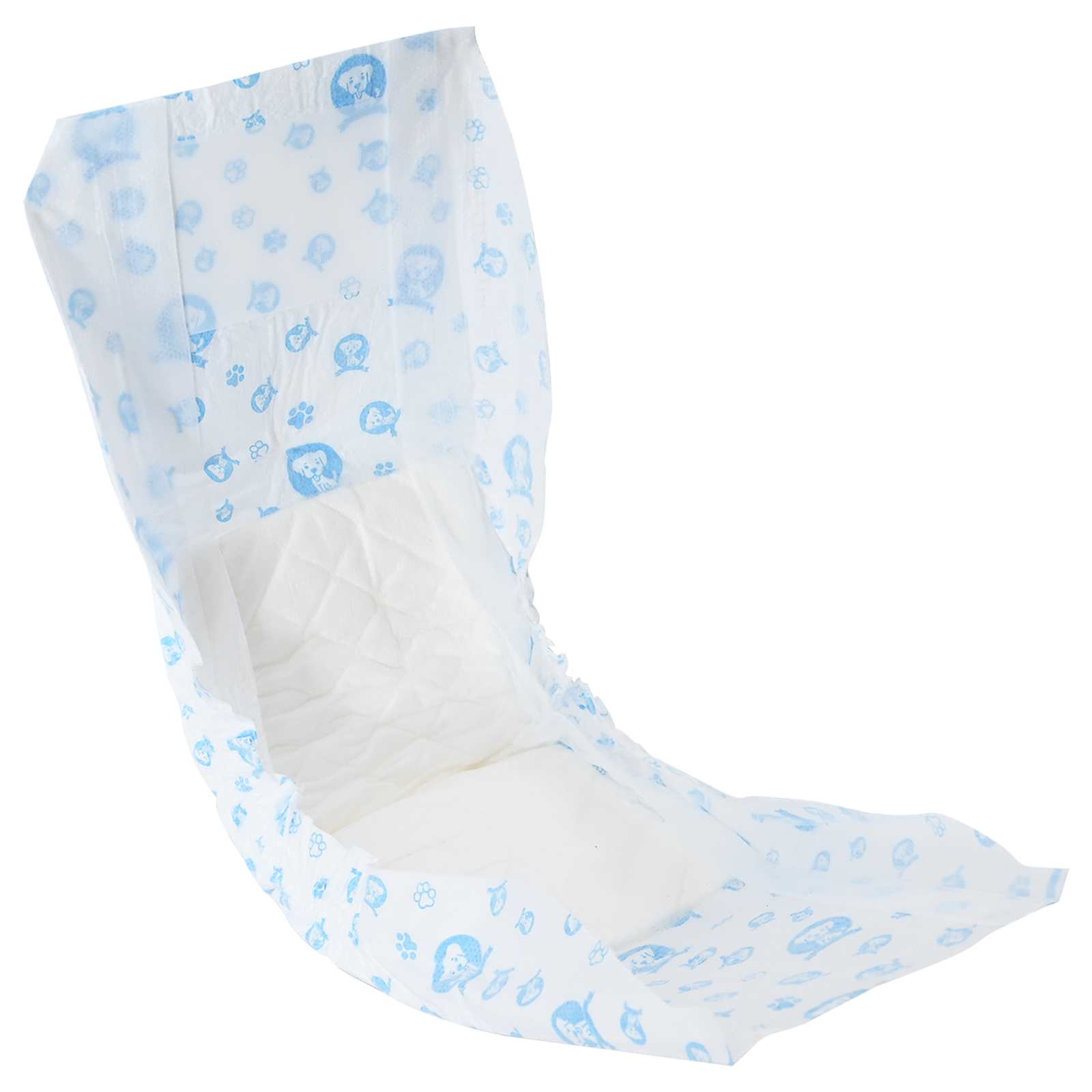 Jednorázová plena pro psy samce 30 pcs Bílý XS