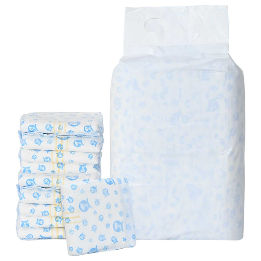 Jednorázová plena pro psy samce 30 pcs Bílý XS