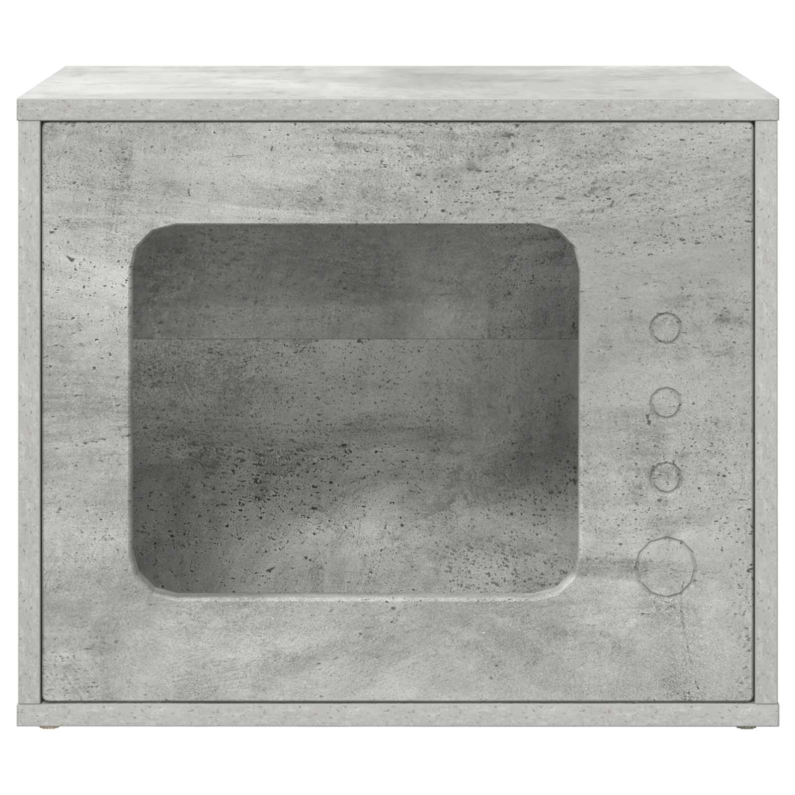 Kočičí dům Beton 51 x 30 x 42,5 cm kompozitní dřevo