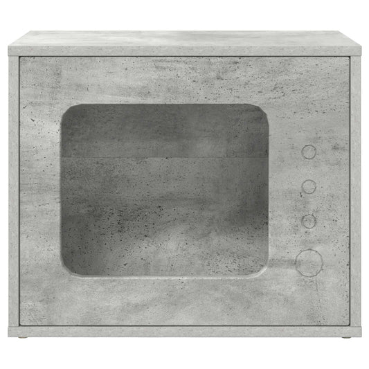 Kočičí dům Beton 51 x 30 x 42,5 cm kompozitní dřevo