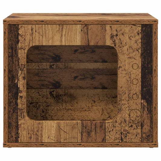 Kočičí dům Staré dřevo 51 x 30 x 42,5 cm kompozitní dřevo