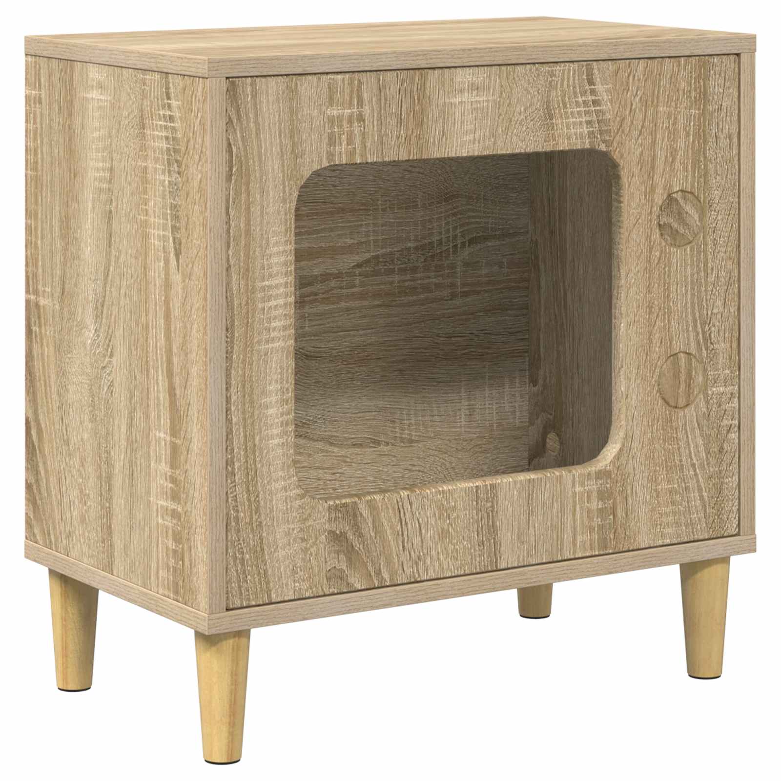Kočičí dům Sonoma 51 x 30 x 52 cm kompozitní dřevo