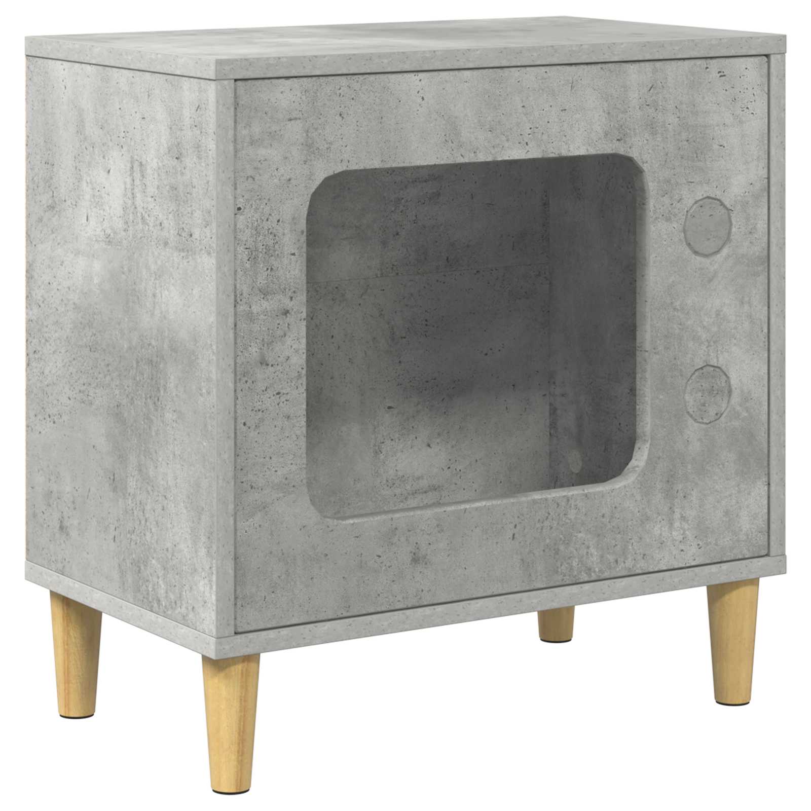 Kočičí dům Beton 51 x 30 x 52 cm kompozitní dřevo